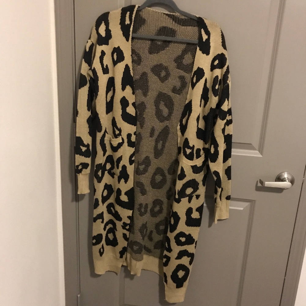 Cheetah cardigan
